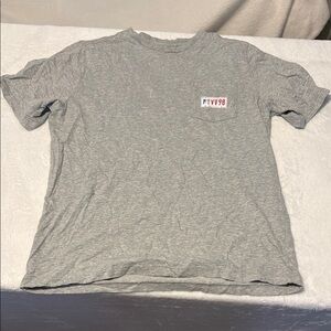 Vineyard Vines Gray Short Sleeve Tee Classic Crew Neck
